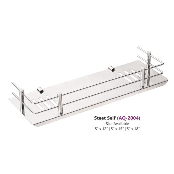 Steel Shelf - Steel Shelf Rack Bath Wall Mounted